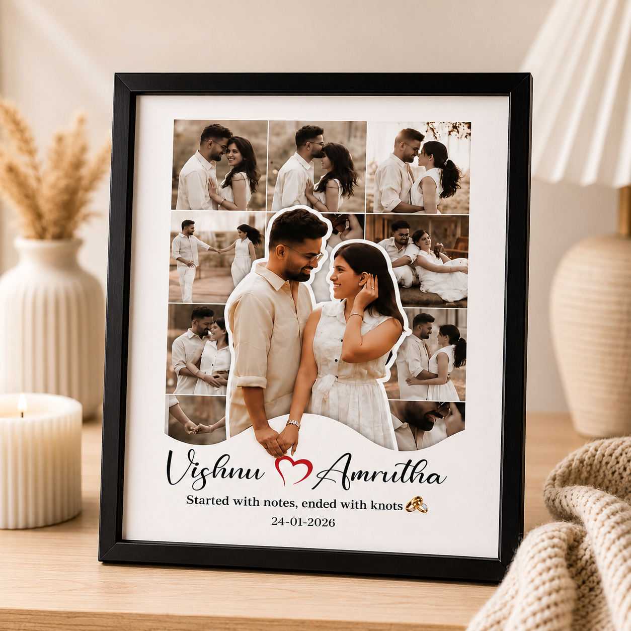 Personalized A5 Photo Collage Frame