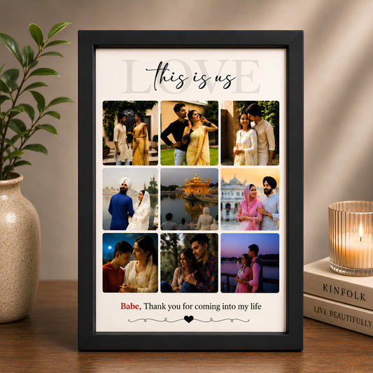Personalized Couple Photo Collage Frame