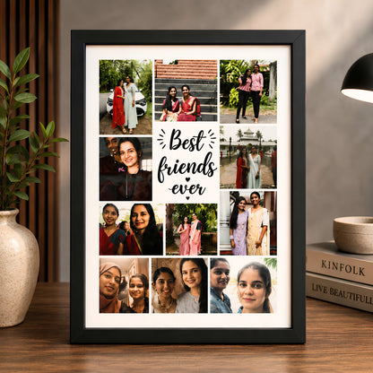 Personalized Best Friends Photo Collage Frame