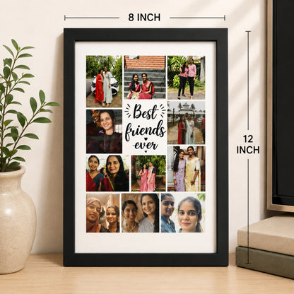 Personalized Best Friends Photo Collage Frame
