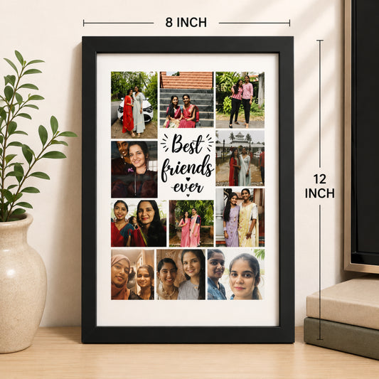 Personalized Best Friends Photo Collage Frame