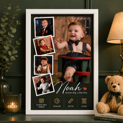 Personalized Baby Photo Collage Frame