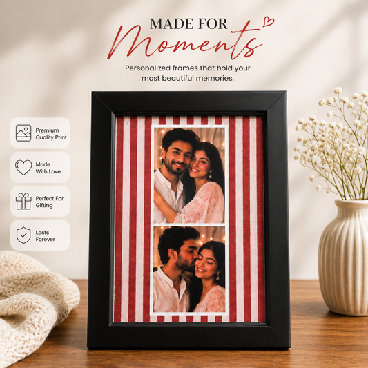 A5 Couple Photo Frame – Custom Romantic Memory Frame