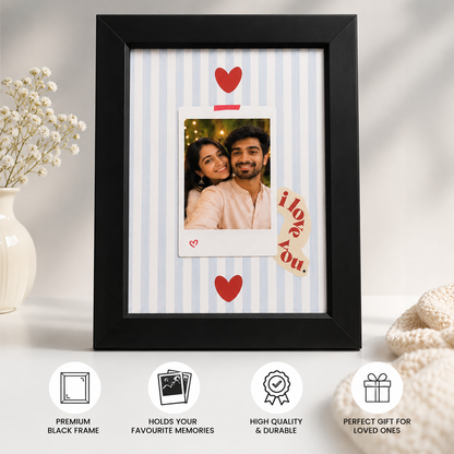 A5 Love Photo Frame – Custom Couple Memory Frame