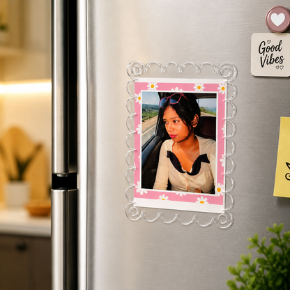 PhotoPop™ Bubble Personalized Magnet