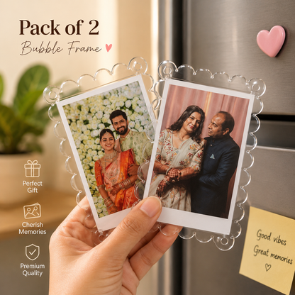 PhotoPop™ Bubble Personalized Magnet